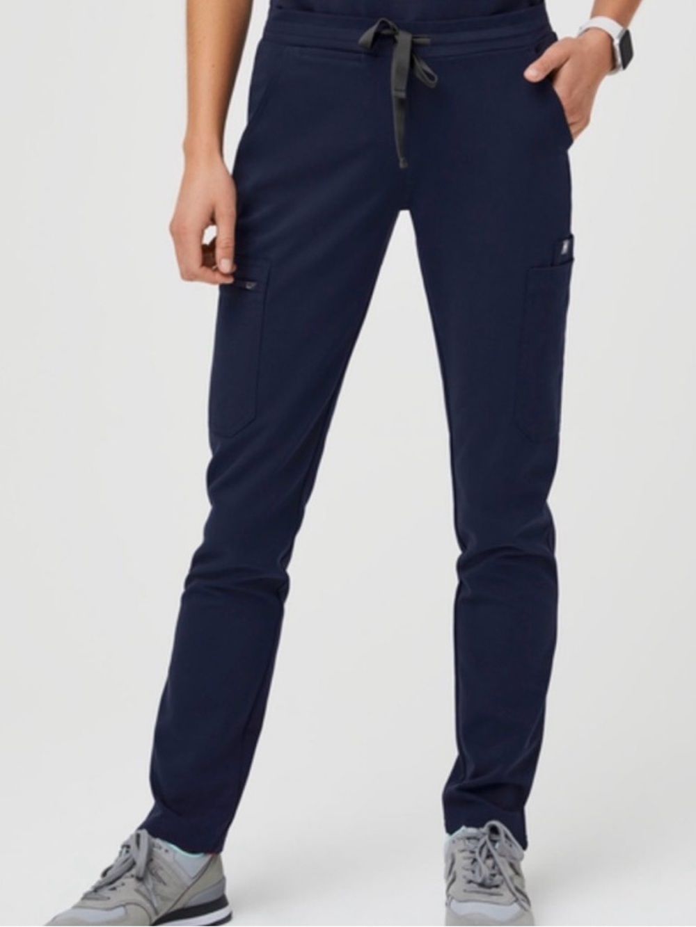 Figs Yola Skinny Scrub Pants Navy Blue Size XL/T